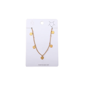 Collar de Acero Inoxidable con Hoja de Angelina, Chapado en Oro, Cadena para Suéter, Joyería de Moda Unisex - Product Image 1