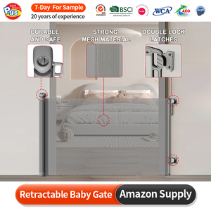 Parc pour bébé Prodigy SG025 avec barrière de sécurité rétractable longue, protection murale, barrières d'<span class=keywords><strong>escalier</strong></span> - pour enfants et bébés - Product Image 5