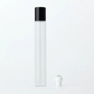 MUB豪华迷你空10毫升圆形透明玻璃瓶精油玻璃滚筒瓶