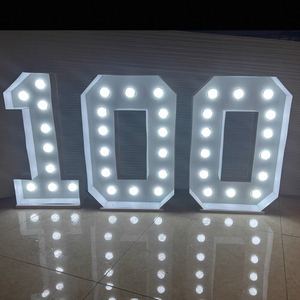 Lettere e Numeri in Acrilico con Luci LED per Matrimoni, Feste, Compleanni, Natale - Decorazione Personalizzabile per Aziende Pubblicitarie e Auto - Product Image 3
