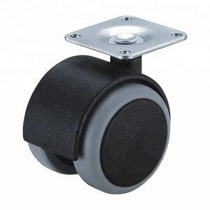Accessoires de mobilier Roulette de chaise de bureau à petites roues en nylon <span class=keywords><strong>pour</strong></span> salle de réunion et bureau - Product Image 1