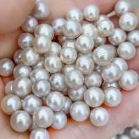 Perles d'eau douce naturelles rondes teintées multicolores Muses Jewels, 6-7mm, perles en vrac pour la fabrication de bijoux, grande réduction
