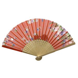 Éventails pliants japonais en papier de bambou personnalisés style fleur japonaise pour mariage, vente en gros - Product Image 3