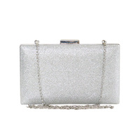 Pochette à chaîne MJ pour femme, sac à main portable léger en PU pour soirée, sac à bandoulière avec fermeture à cadenas