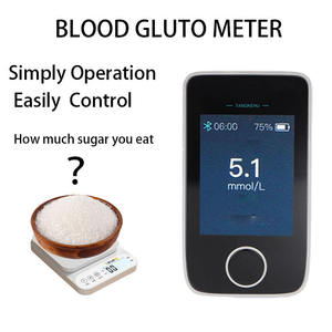 Medidor de glucosa en sangre no <span class=keywords><strong>invasivo</strong></span> de alta precisión para monitoreo doméstico sin dolor con pantalla LED, portátil. - Product Image 4