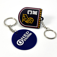 Cadeau d'entreprise personnalisé Porte-clés en PVC souple 2D 3D Personnalisez votre propre logo de marque Porte-clés en silicone Porte-clés en caoutchouc souple en PVC