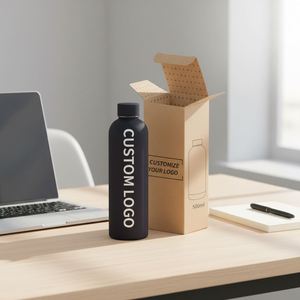 Bouteille d'eau isotherme mince en acier inoxydable de qualité supérieure pour le cyclisme, personnalisable avec logo – Offre promotionnelle - Product Image 1