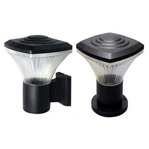 Lampe murale extérieure carrée en aluminium étanche GP PVC169 E27 pour balcon - Product Image 1