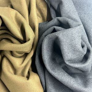 ट्रेंडी नई शैली बुनी हुई टी सेर्ज ब्रश सूट कपड़े, शरद ऋतु और सर्दियों के कोट, कपड़े, थोक ब्रश कपड़े - Product Image 5