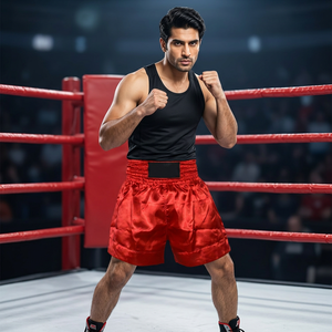 Men and Women's Custom Logo Boxing Shorts Muay Thai Fighting Shorts Martial Arts Wear - Product Image 1