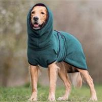 Neuer Europäisch-Amerikanischer Pullover für Haustiere Einfarbiger Fleece-Hundepullover Dickes Warmes Winterkleidungsstück für Große Hunde Großhandel