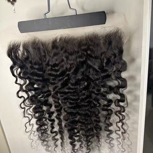 Chiusura HD Lace con Nodi Sbiancati Invisibili e Pre-Strappati, Chiusura Ricci Burmese 5x5, Frontale HD Lace 2x6 9x6 13x4 13x6 - Product Image 4