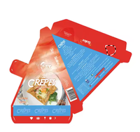 Boîtes d'emballage cadeaux pour crêpes, bonbons et desserts en forme triangulaire, écologiques et personnalisables, populaires de ZHONGXING