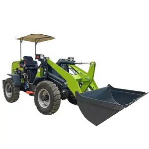 Trung Quốc giá rẻ mini nhỏ backhoe loader giá để bán phía trước máy kéo bánh xe tải xẻng với Pallet xe nâng Skid chỉ đạo