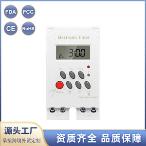 Electronic <b>Timer</b> Kt027 30A Manual Control For Street <b>Lights</b> Neon <b>Lights</b> Stage Time Controller - Product Image 4