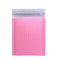 Poly Bubble mailer Sacs d'expédition blanc rose ruban adhésif fort Pochette d'emballage en vrac Colis Air Mailing bag pour l'emballage du courrier