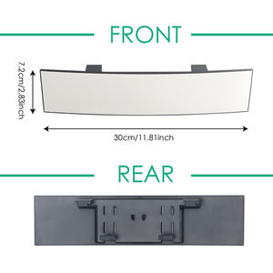 Accesorio rectangular cromado para espejo retrovisor interior de coche con material <span class=keywords><strong>ABS</strong></span> - Product Image 4