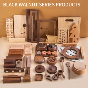 Artigianato personalizzato noce nera serie in legno massello prodotti Base fragranza in legno espanso arredamento per la casa artigianato - Product Image 2