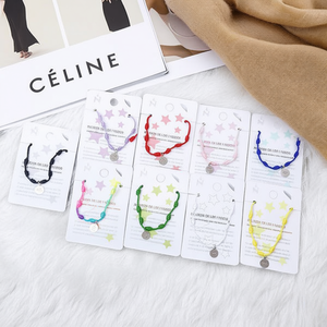 Pulsera de Acero Inoxidable con Nudo de Siete Estrellas, Juego de 12 Pulseras con Dijes de Moda, Acero Ref45171 1 - Product Image 3