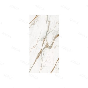 Grandes dalles de pierre frittée modernes de 20 mm d'épaisseur, 3200x1600 mm, motifs continus en accordéon, support TV, mur de <span class=keywords><strong>fond</strong></span>, armoire de cuisine - Product Image 1