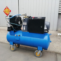 Compresseur d'air à moteur électrique portable v en 1, avec vitesse de fixation, vis rotative électrique, pour le gonflage, la pulvérisation et la peinture des pneus