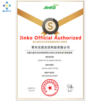 Jinko Panel surya 495W 500W 505W 510W 515W 520W Tiger Neo tipe N Bifacial kaca ganda 500Wp Jinko Panel surya