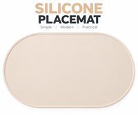 Set de table en silicone de qualité alimentaire, 3 mm d'épaisseur, résistant à la chaleur, imperméable, antidérapant, facile à nettoyer, pour salle à manger, cuisine, restaurant, enfants