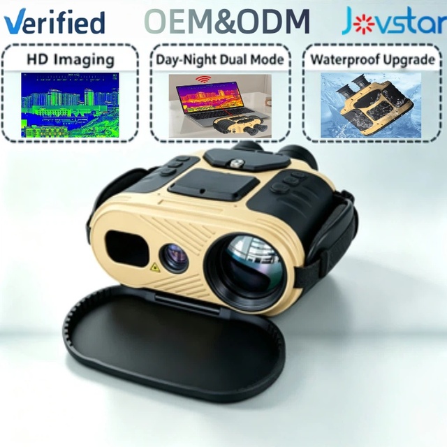 640*512 75 mm 8km Thermal Imaging Binoculars with Laser Rangefinder GPS Wi-Fi & Video Replay for Hunting & Tactical Use OEM/ODM