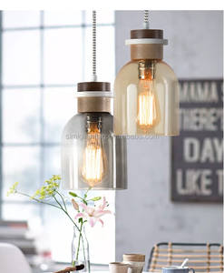 <span class=keywords><strong>Lampe</strong></span> suspendue Simig Lighting Loft Vintage Retro à tête unique en <span class=keywords><strong>verre</strong></span> transparent <span class=keywords><strong>de</strong></span> luxe pour cuisine, bar, <span class=keywords><strong>table</strong></span> à manger - Product Image 3