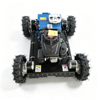 Benzine aangedreven RC grasmaaierrobot, sterk ontwerp voor alle terreinen, geschikt voor hellingen, fruitteelt, grasland, weide en onkruidbestrijding