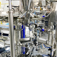 Machine d'emballage de sachets préformés Doypack à fermeture éclair pour poudre, cacao, farine, lait, café, protéines, épices, détergent
