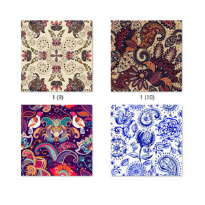 ピュアコットンカシューナッツヘッドスカーフヒップホップヨーロッパとアメリカのストリートダンス、オートバイのレトロな対照的なカラースクエアスカーフ - Product Image 4