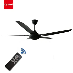 56 inch new modern decorative ceiling fan with 4 speeds remote control