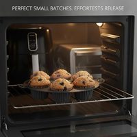 Moule à gâteau en silicone pour friteuse à air, 7 compartiments, moule à cupcakes en silicone, moule à muffins pour friteuse à air