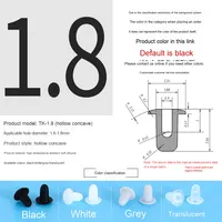 Bouchon conique en silicone souple et élastique en forme de T, résistant aux hautes températures, anti-collision, absorption des chocs, étanchéité, découpe