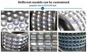 Máquina de Prensado de Bolas con Motor de Corriente Continua DANUBA para Carbón, Polvo Metálico y Mineral, Equipo para Fabricación de Briquetas, Capacidad de 1000-10000 kg/hora - Product Image 4
