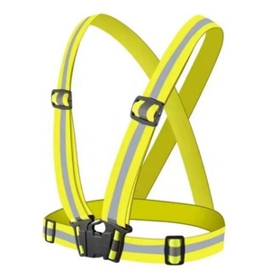 工場卸売 高視認性反射ベスト 弾性安全ハーネス 長さ調節可能＆カスタムロゴ/カラー対応 - Product Image 5