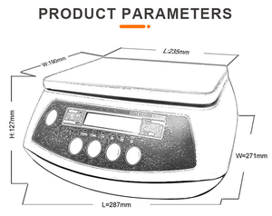 XINGYUN XY3KA1WP 3kg 1g IP68 Elektronische wasserdichte Waage Digitale industrielle Waage - Product Image 2