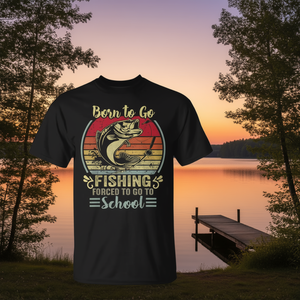 Camiseta para Niños y Jóvenes con Diseño de Pesca de Lubina, Producto Promocional - Product Image 3