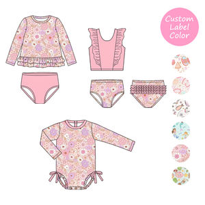 Maillot <span class=keywords><strong>de</strong></span> <span class=keywords><strong>bain</strong></span> pour enfants en gros, ensemble 2 pièces, maillot <span class=keywords><strong>de</strong></span> <span class=keywords><strong>bain</strong></span> à volants, maillot <span class=keywords><strong>de</strong></span> <span class=keywords><strong>bain</strong></span> imprimé pour petites filles - Product Image 3