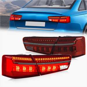 Luces Traseras Modificadas de Alta Visibilidad LED ABS para Audi A6, Lente Roja, Nuevas, Durabilidad Mejorada, 1 Año de Garantía, 8000, Directo de Fábrica Wenye - Product Image 1