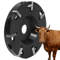 Disque de coupe à 7 lames en alliage d'aluminium pour le soin des sabots des moutons et des bovins