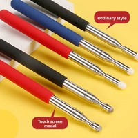 Puntero Retráctil de Acero Inoxidable para Profesores con Extensión de 100 cm para Uso en el Aula en Pizarras y Pantallas Táctiles