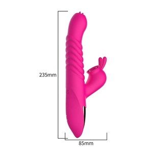 Vibromasseur Rechargeable point G pour femme, puissant, succion de <span class=keywords><strong>Clitoris</strong></span>, se léchant le lapin, jouets sexuels, offre spéciale - Product Image 4