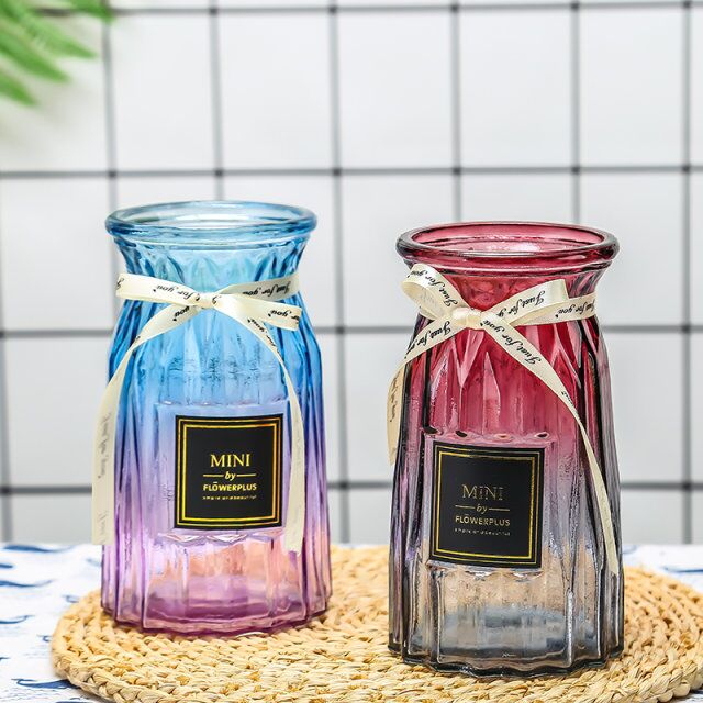 Factory Produced Wholesale Glass Flower Vase for Home Decor