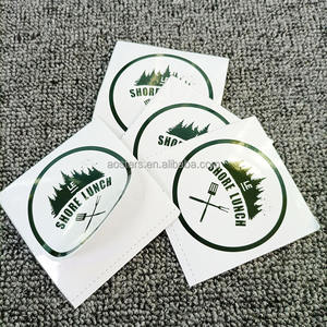 Etiquetas de embalaje de PVC con logotipo privado, bajo MOQ, hoja de acabado superficial brillante, Fabricante de pegatinas <span class=keywords><strong>para</strong></span> gafas - Product Image 1