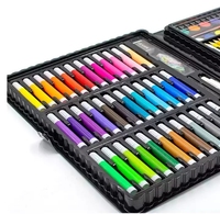 150 pièces de papeterie de coloriage pour enfant, crayon pastel, dessin, aquarelle, stylo, art, peinture, ensemble de coloration