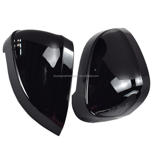 2024 sıcak satış parlak siyah dikiz aynası kılıf yan ayna kabuk için Audi A4 B9 2017 up A5/S5/RS5 2016 up bir çift - Product Image 3