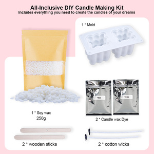 TIMESRUI Kit de fabrication de <span class=keywords><strong>bougies</strong></span> en cire <span class=keywords><strong>Bougies</strong></span> maison Ensemble de démarrage complet Fournitures de fabrication de <span class=keywords><strong>bougies</strong></span> <span class=keywords><strong>pour</strong></span> bricolage Cadeaux de décoration de la maison - Product Image 3