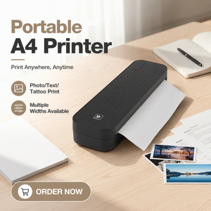<span class=keywords><strong>Printer</strong></span> Termal Bluetooth Nirkabel <span class=keywords><strong>A4</strong></span> Portabel 210mm 203dpi <span class=keywords><strong>Printer</strong></span> Foto/Gambar/Tato <span class=keywords><strong>Mini</strong></span> Baki Kertas Opsional - Product Image 1